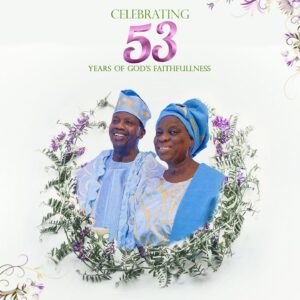 Happy 53rd Wedding Anniversary