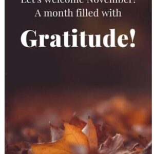November: Newness of Life
